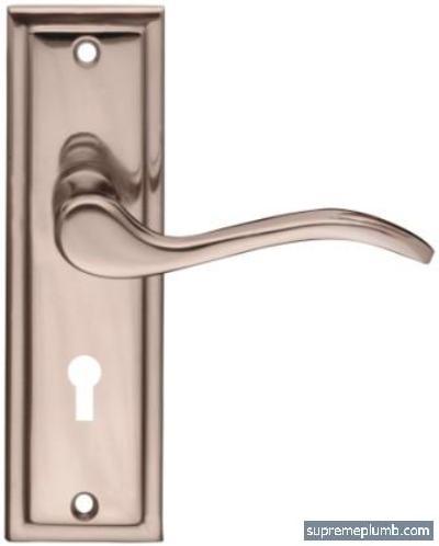 Paris Lever Lock Satin Nickel